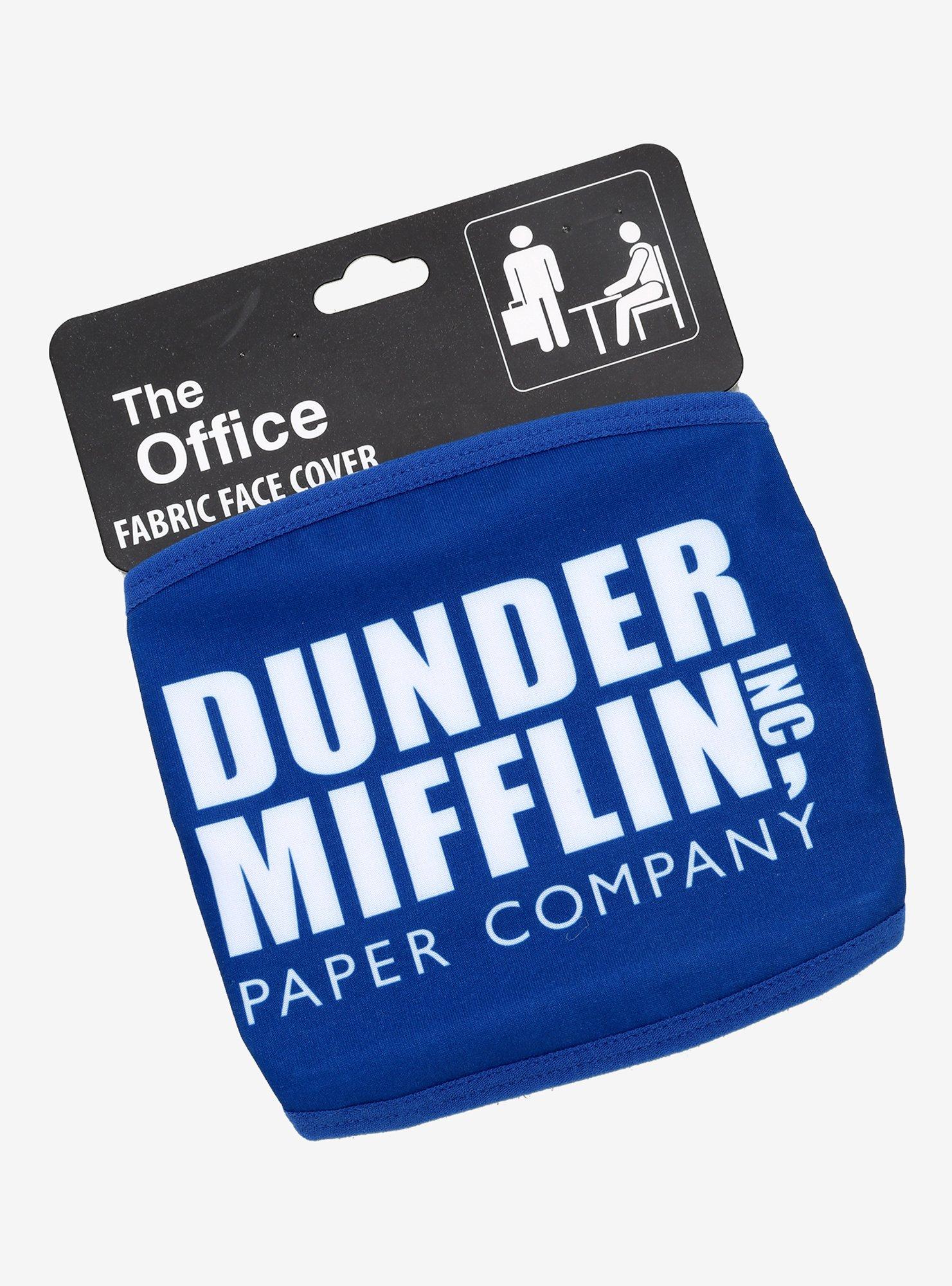 The Office Dunder Mifflin Blue Fashion Face Mask, , alternate