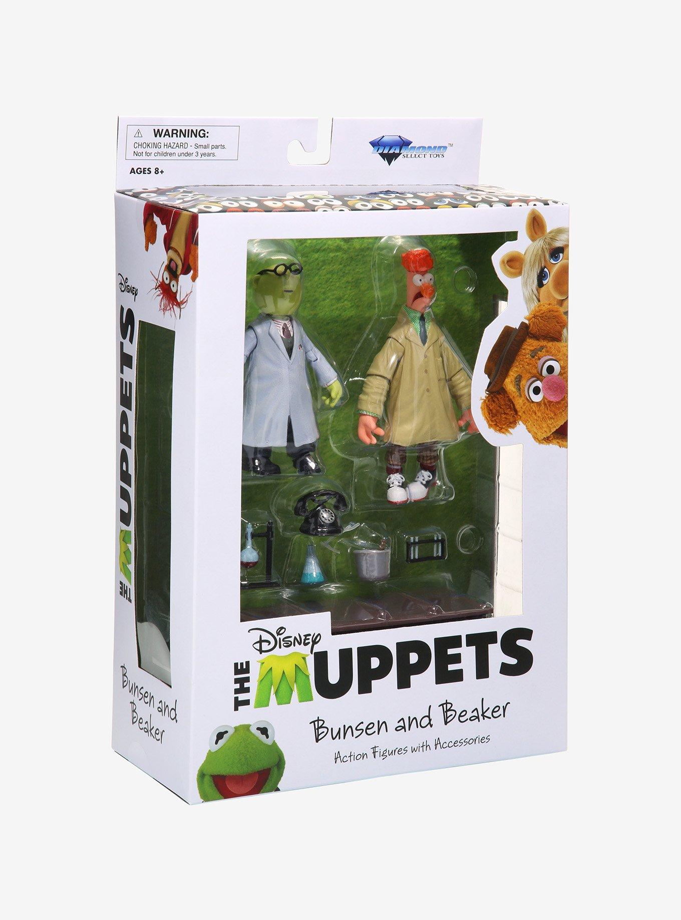 Diamond Select Toys The Muppets Select Best of Series Bunsen & Beaker Action Figure Set, , alternate