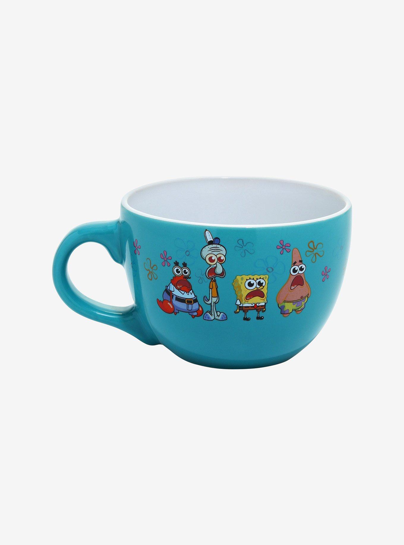 SpongeBob SquarePants Shocked Group Soup Mug, , alternate