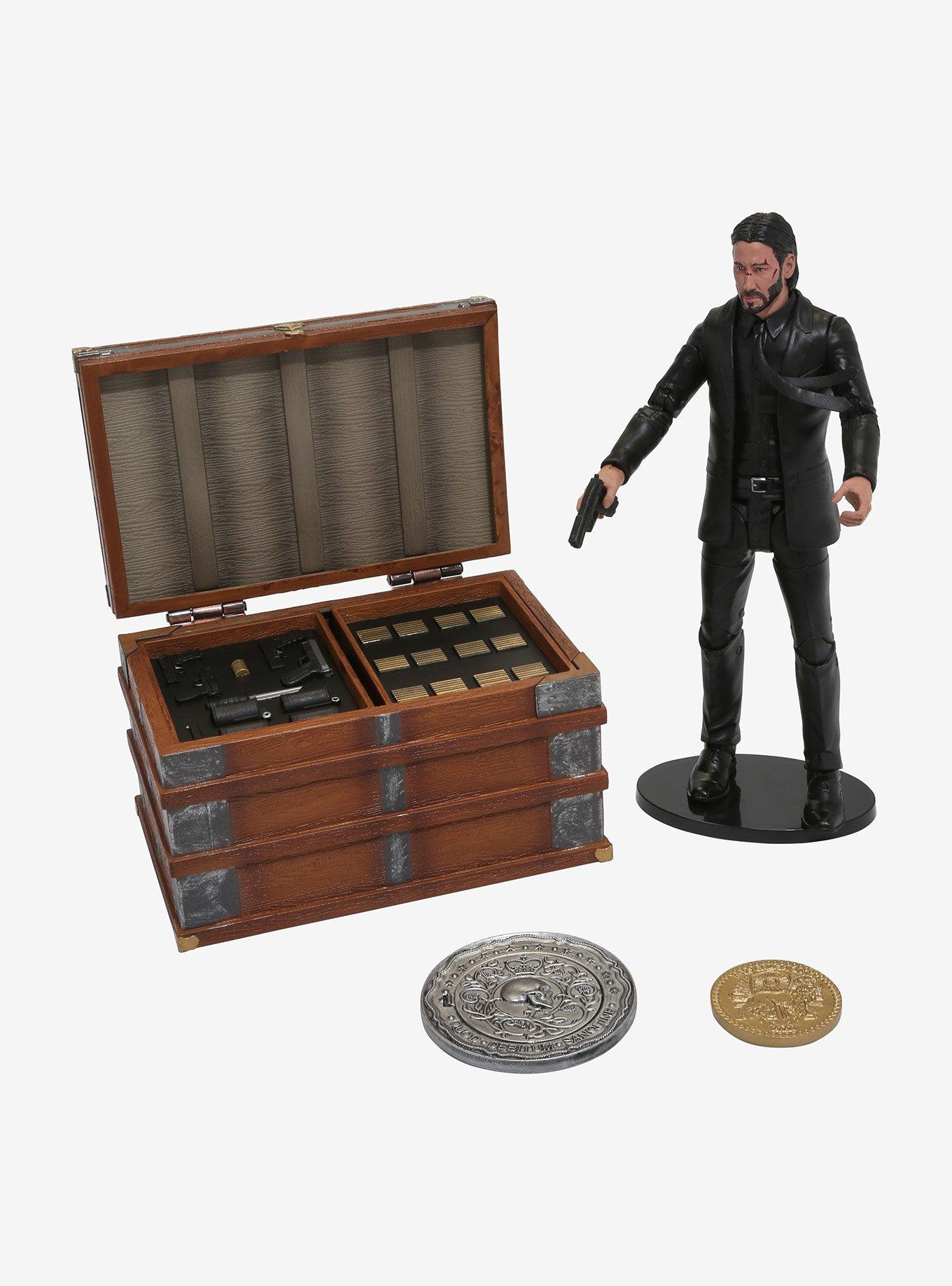  Diamond Select Toys John Wick Deluxe Action Figure Box Set,  Multicolor : Toys & Games