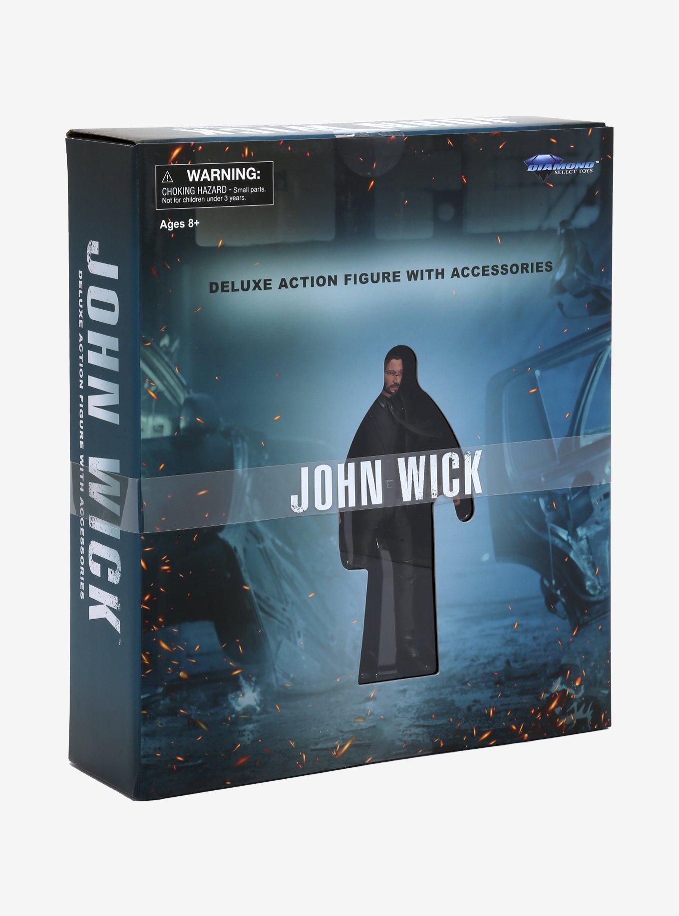  Diamond Select Toys John Wick Deluxe Action Figure Box Set,  Multicolor : Toys & Games