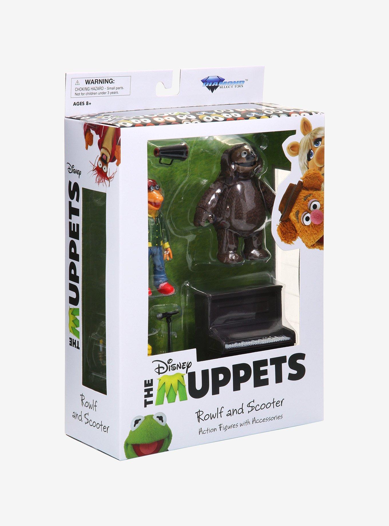 Diamond Select Toys The Muppets Select Best of Series Rowlf & Scooter Action Figure Set, , alternate