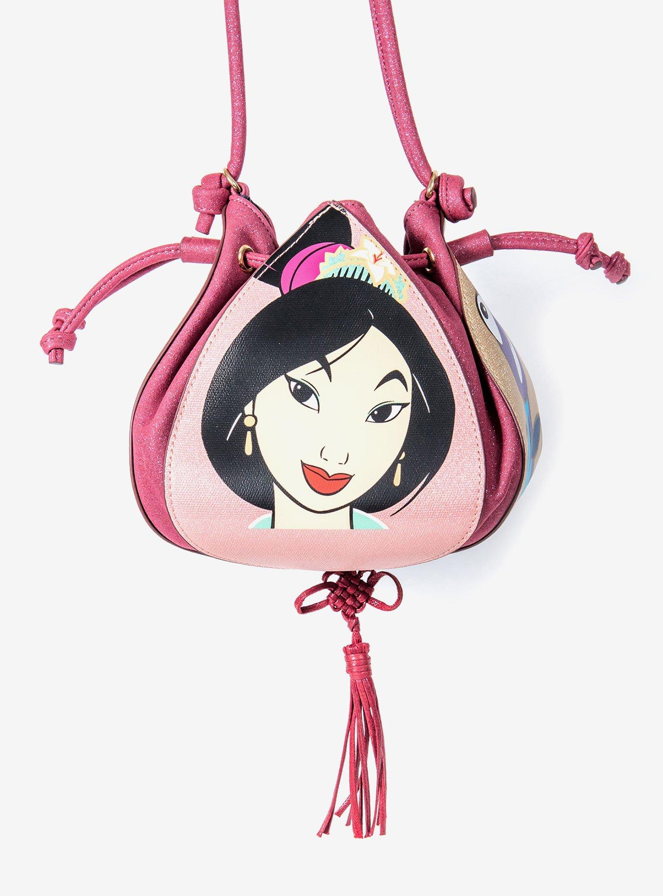 Danielle Nicole Disney Mulan Four Sided Drawstring Crossbody, , alternate