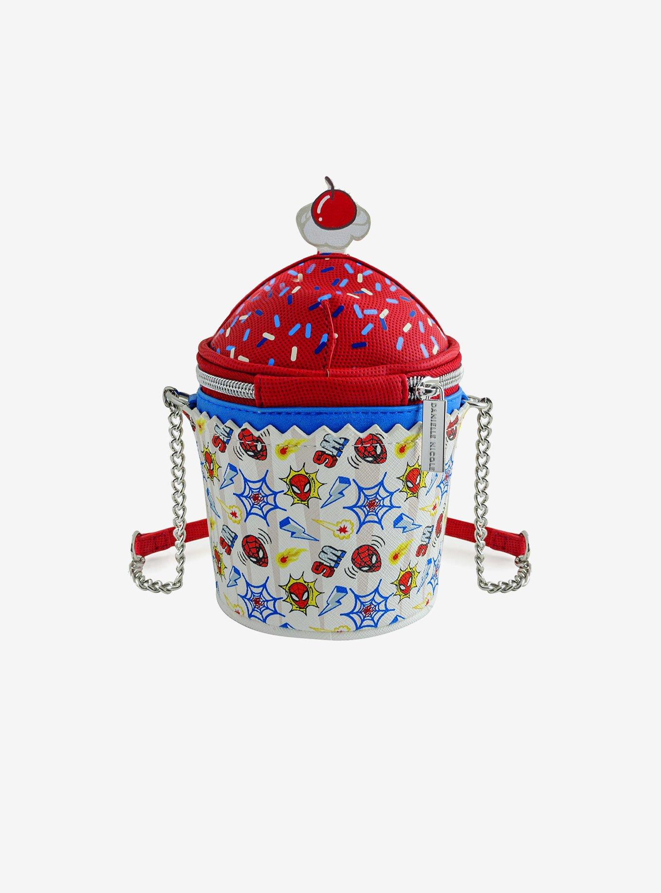Danielle Nicole Marvel Spiderman Cupcake Crossbody, , alternate