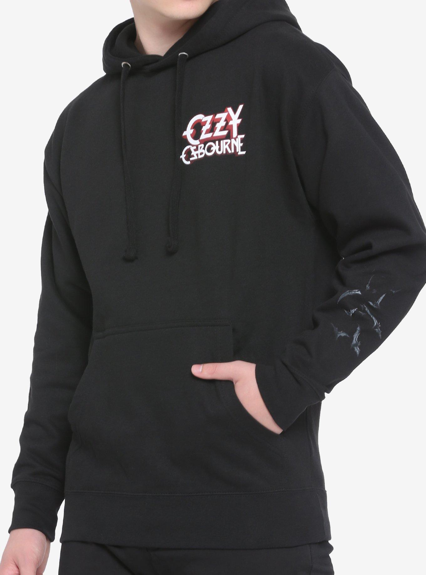 Ozzy Osbourne Bats Hoodie, BLACK, alternate