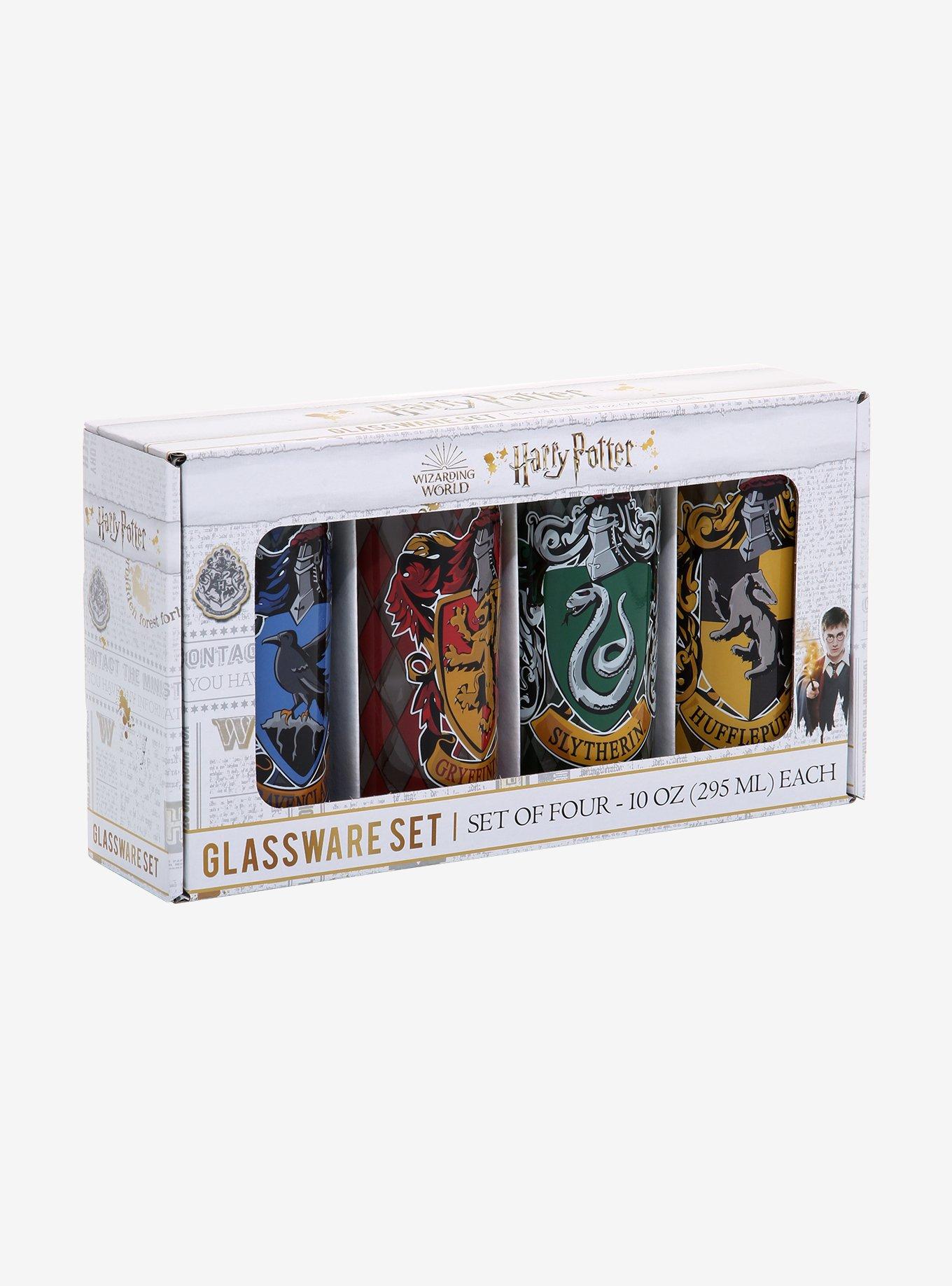 Harry Potter Hogwarts House Diamond Glass Set, , alternate