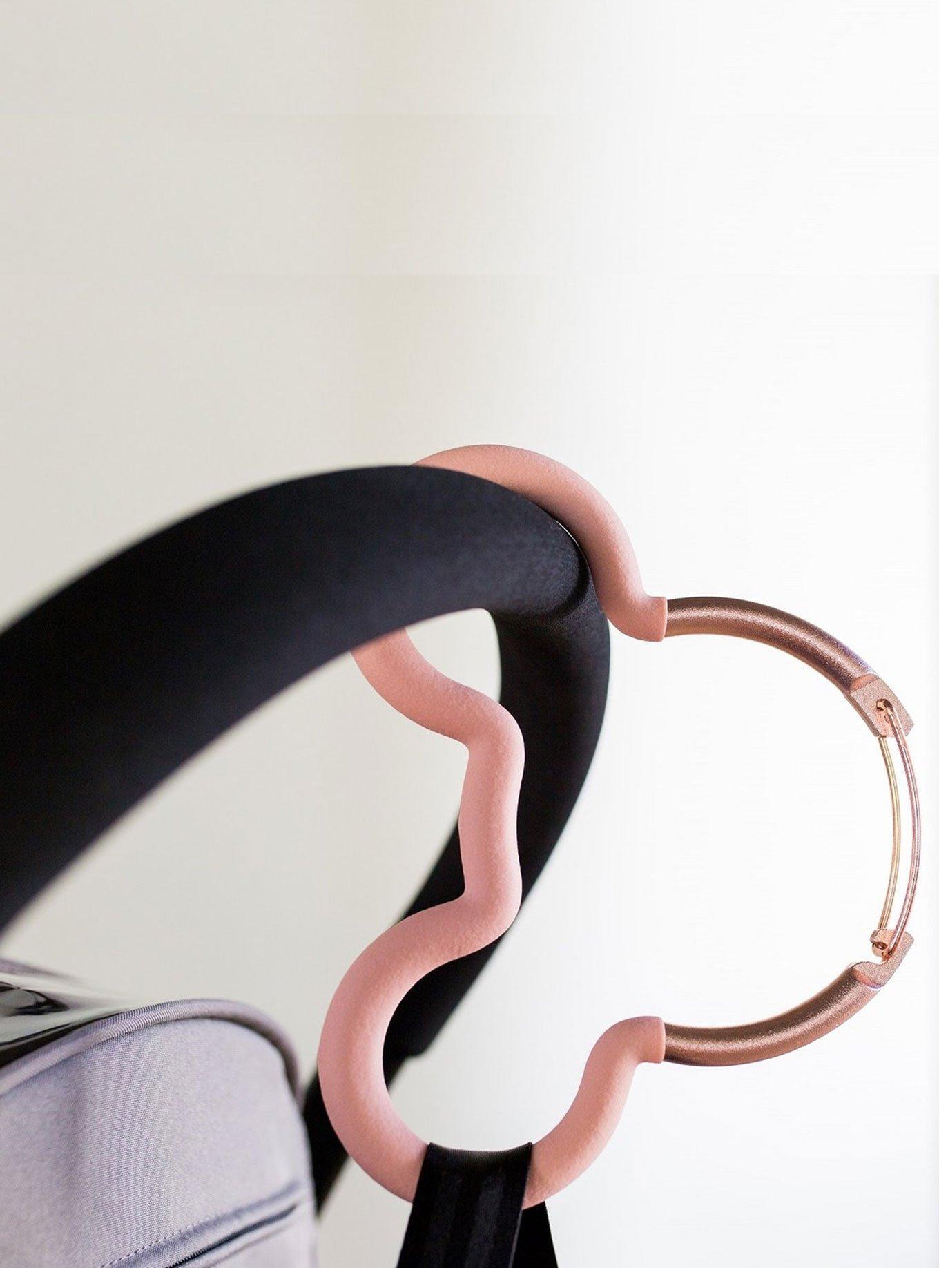 Petunia Pickle Bottom Disney Mickey Mouse Bag Hook Rose Gold, , alternate