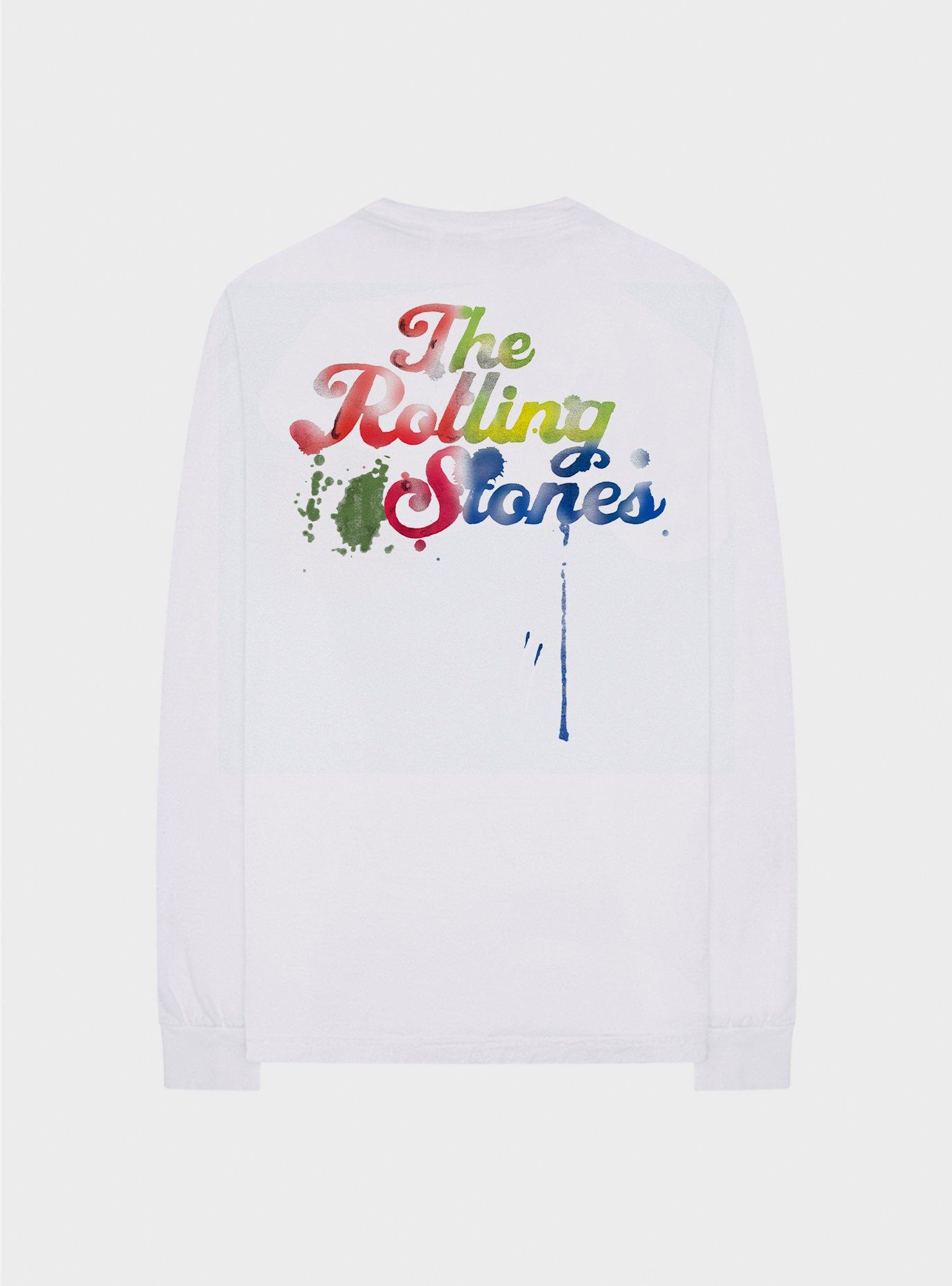 The Rolling Stones Watercolor Girls Long-Sleeve T-Shirt, , hi-res