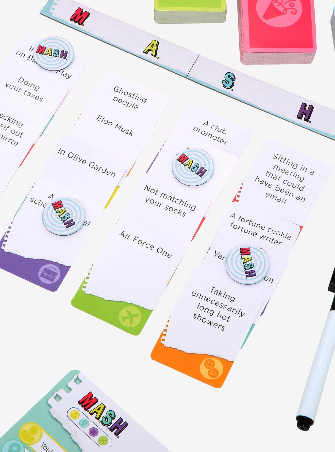 M.A.S.H. Game, , alternate