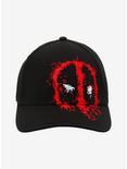 Marvel Deadpool Splatter Logo Fitted Cap, , alternate