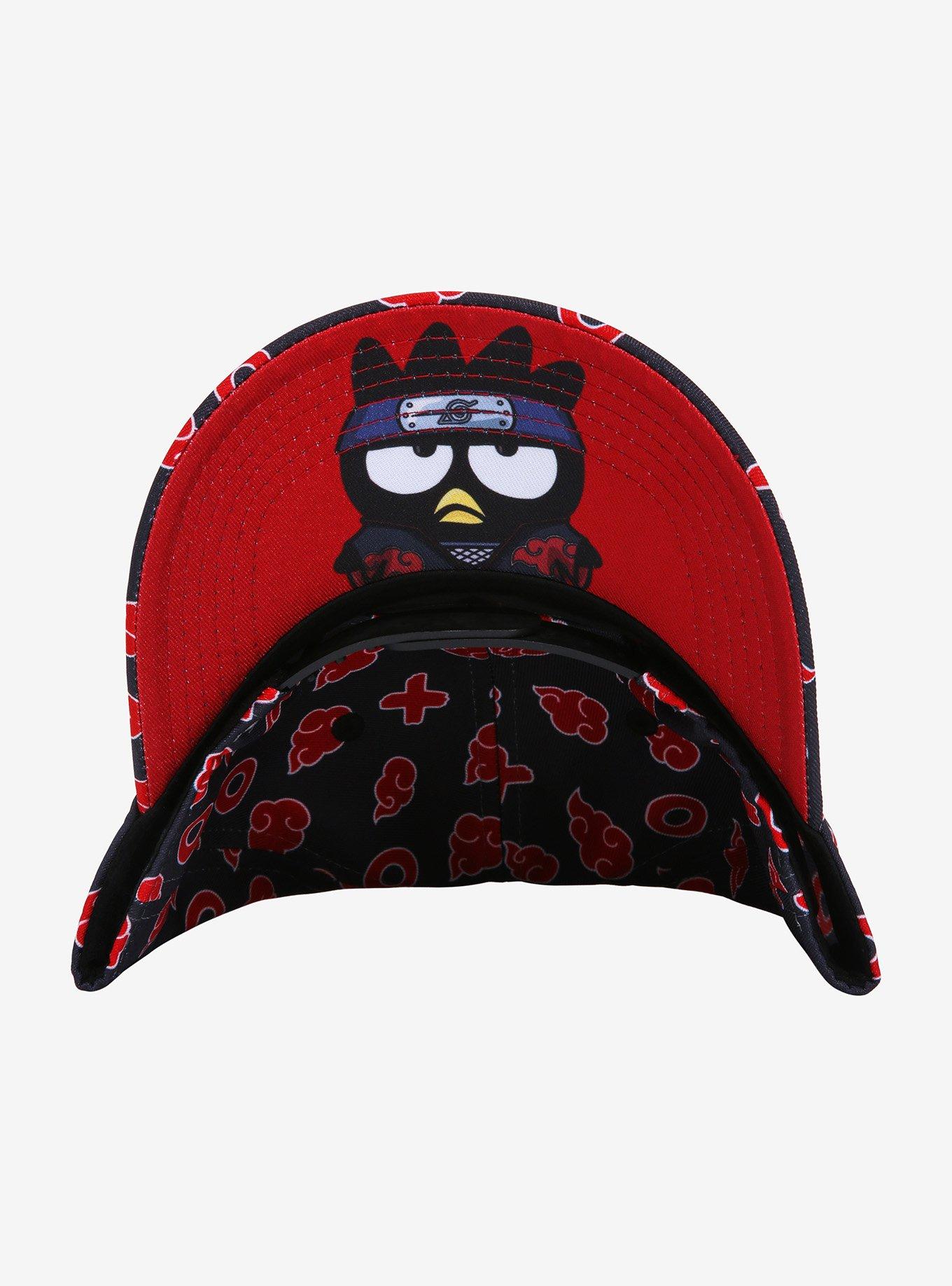 Naruto Shippuden X Hello Kitty And Friends Badtz-Maru Akatsuki Snapback Hat, , alternate