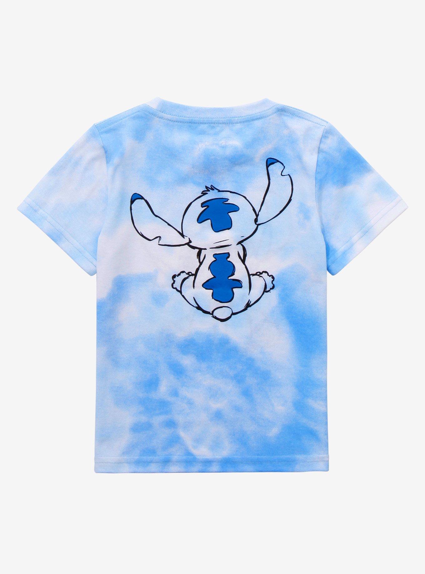 Disney Lilo & Stitch Blue Tie-Dye Toddler T-Shirt - BoxLunch Exclusive, TIE DYE, alternate