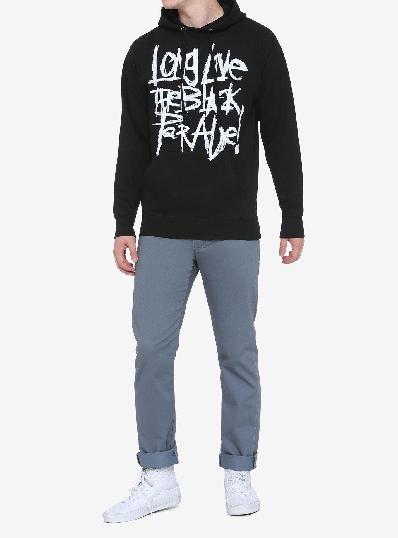 My Chemical Romance Long Live The Black Parade! Black Hoodie, BLACK, alternate