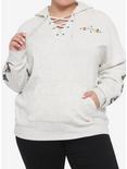 Harry Potter Animal Silhouettes Lace-Up Girls Hoodie Plus Size, MULTI, alternate