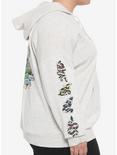 Harry Potter Animal Silhouettes Lace-Up Girls Hoodie Plus Size, MULTI, alternate