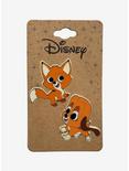 Disney The Fox and the Hound Chibi Enamel Pin Set - BoxLunch Exclusive, , alternate