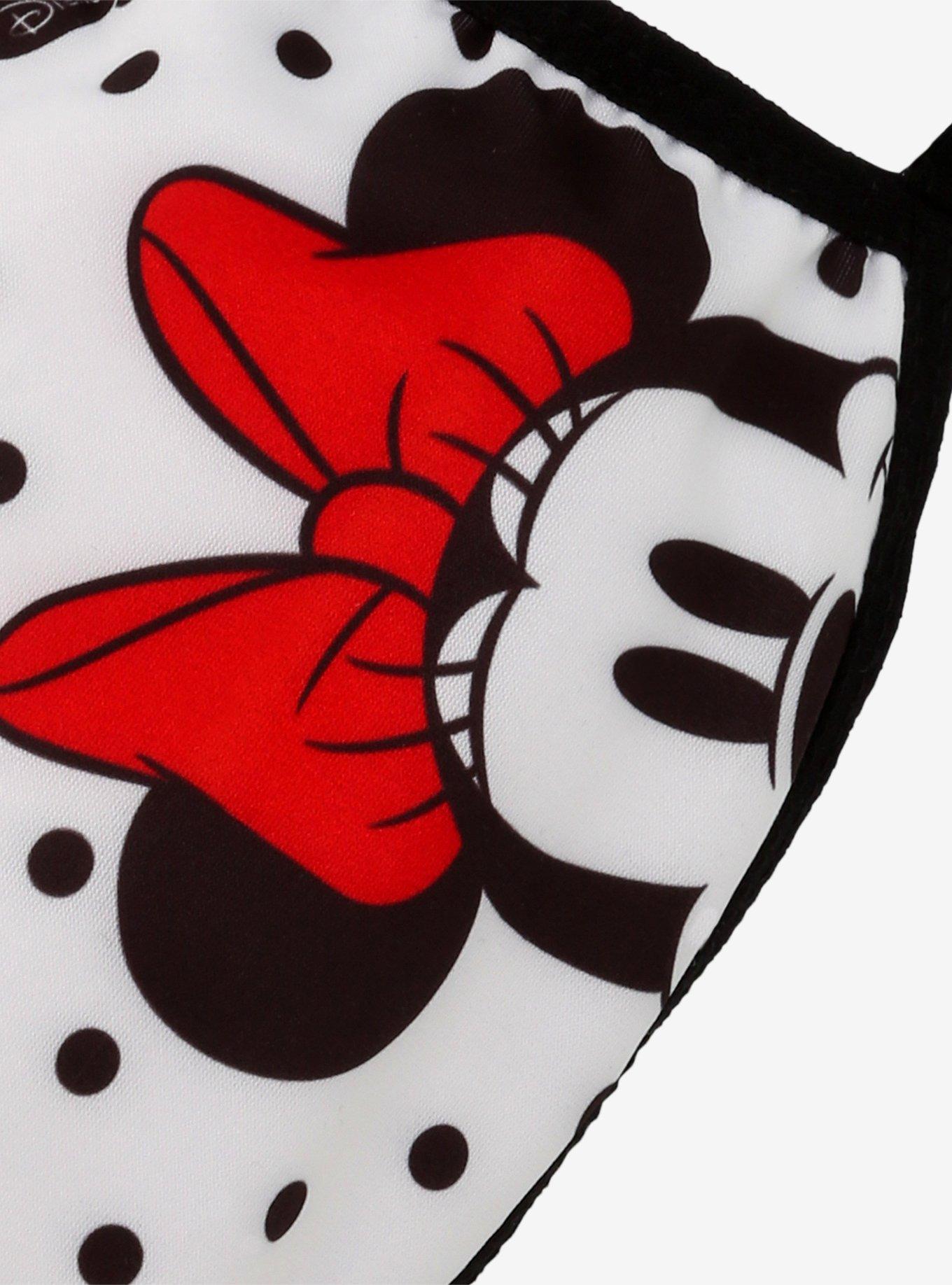Disney Minnie Mouse Polka Dot Fashion Face Mask, , alternate