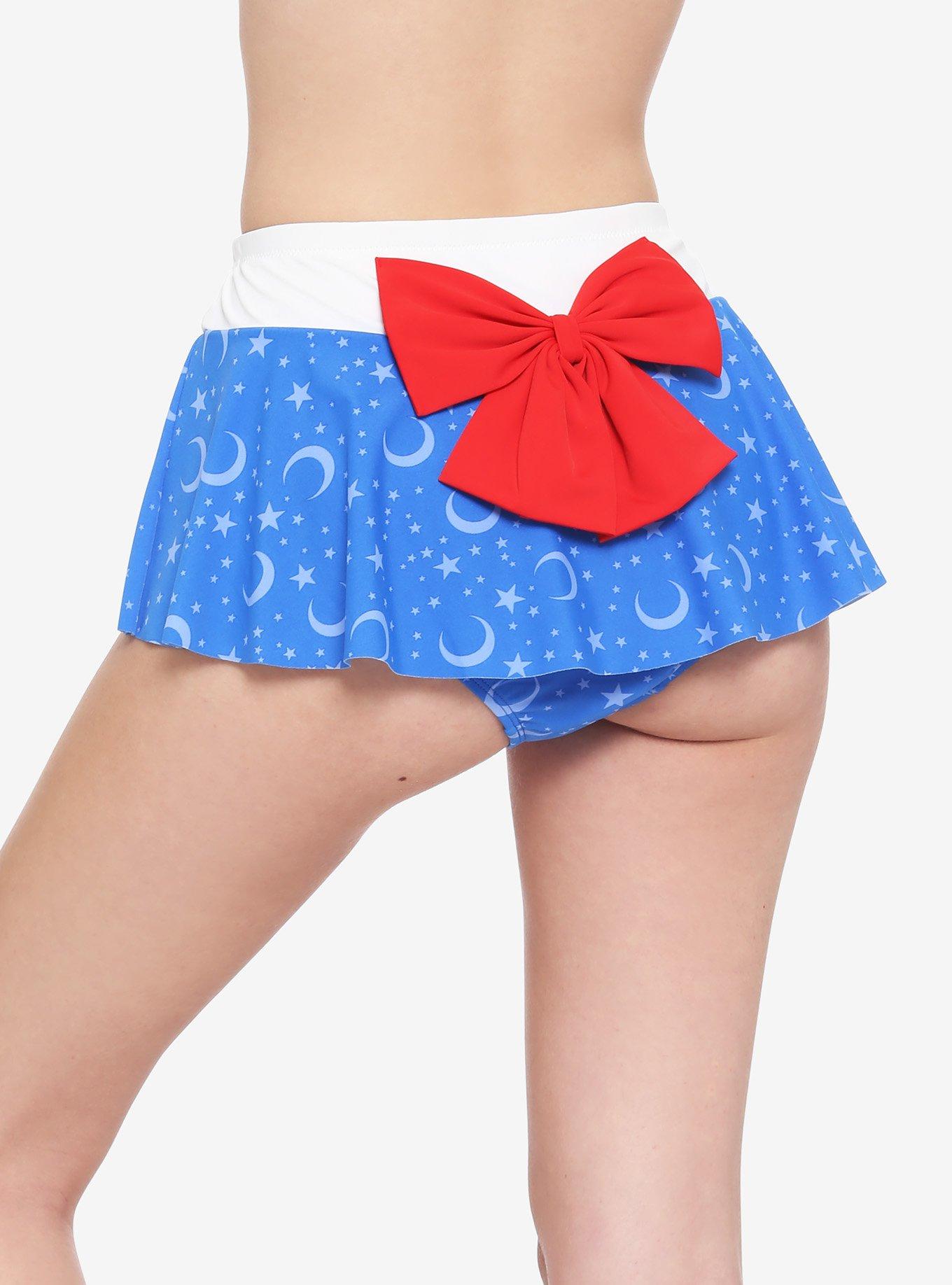 Sailor Moon Cosplay Skirted Swim Bottoms, MULTI, alternate