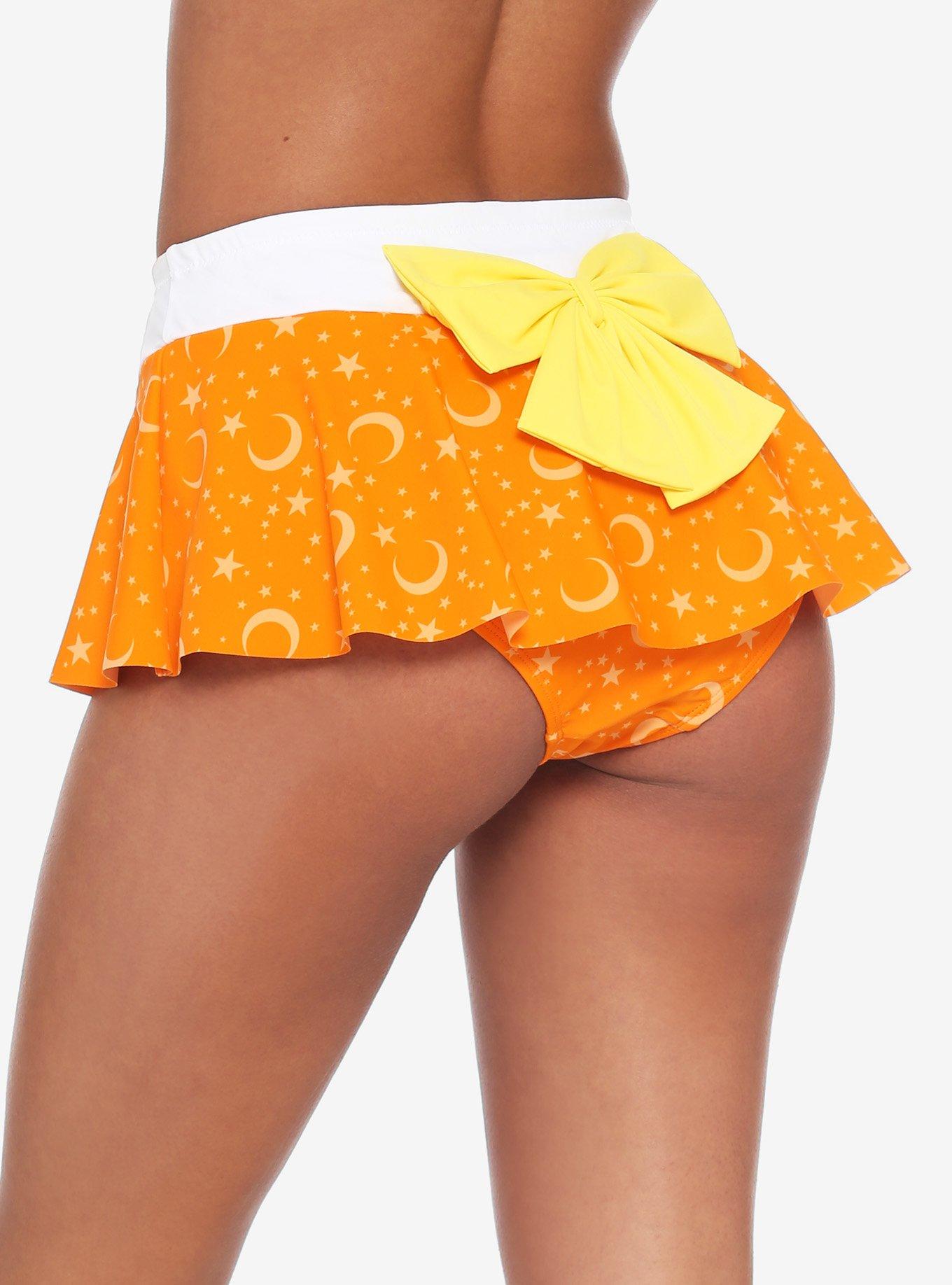 Sailor Moon Sailor Venus Skirted Swim Bottoms, MULTI, alternate