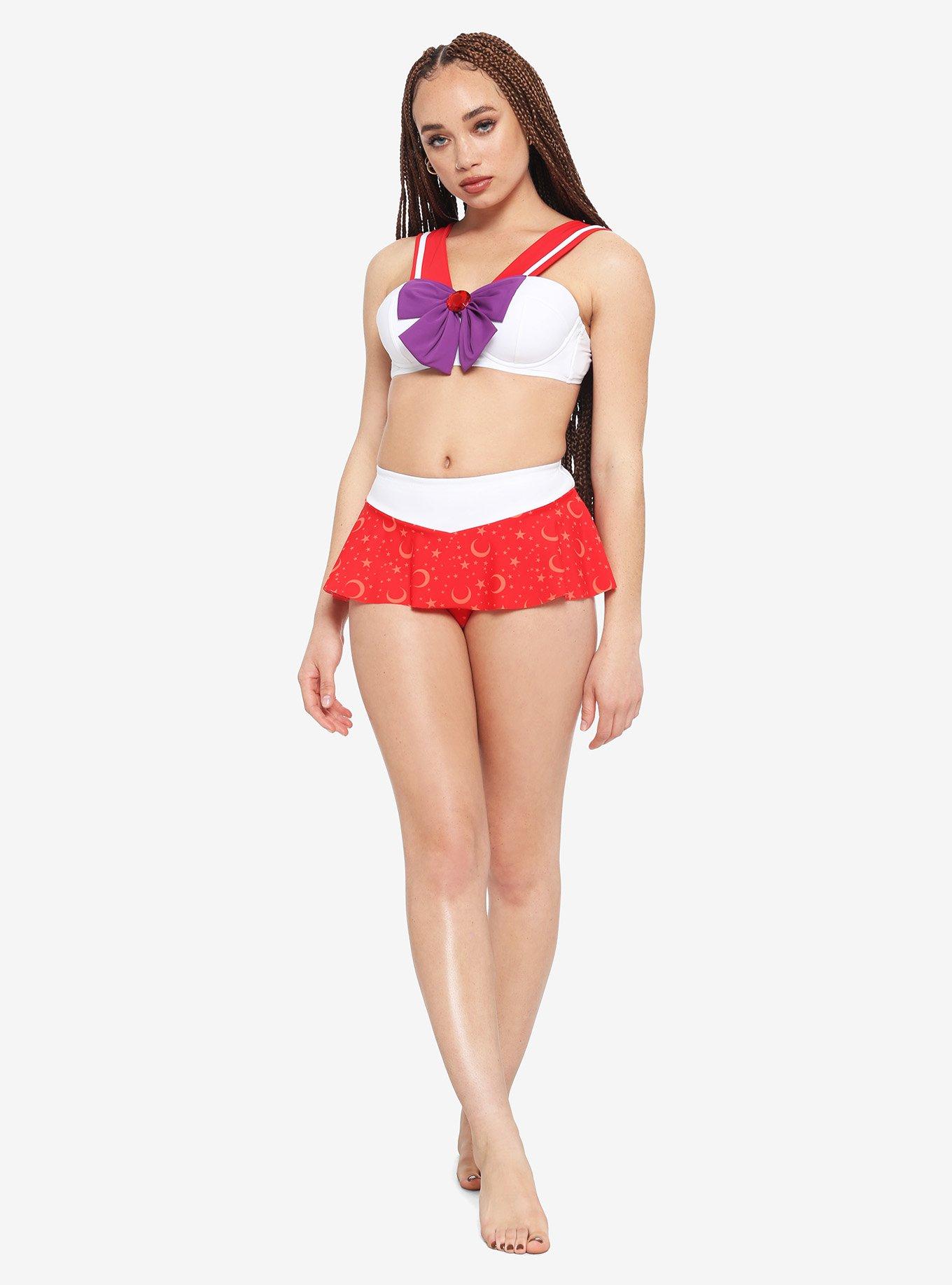 Sailor Moon Sailor Mars Swim Top, MULTI, alternate