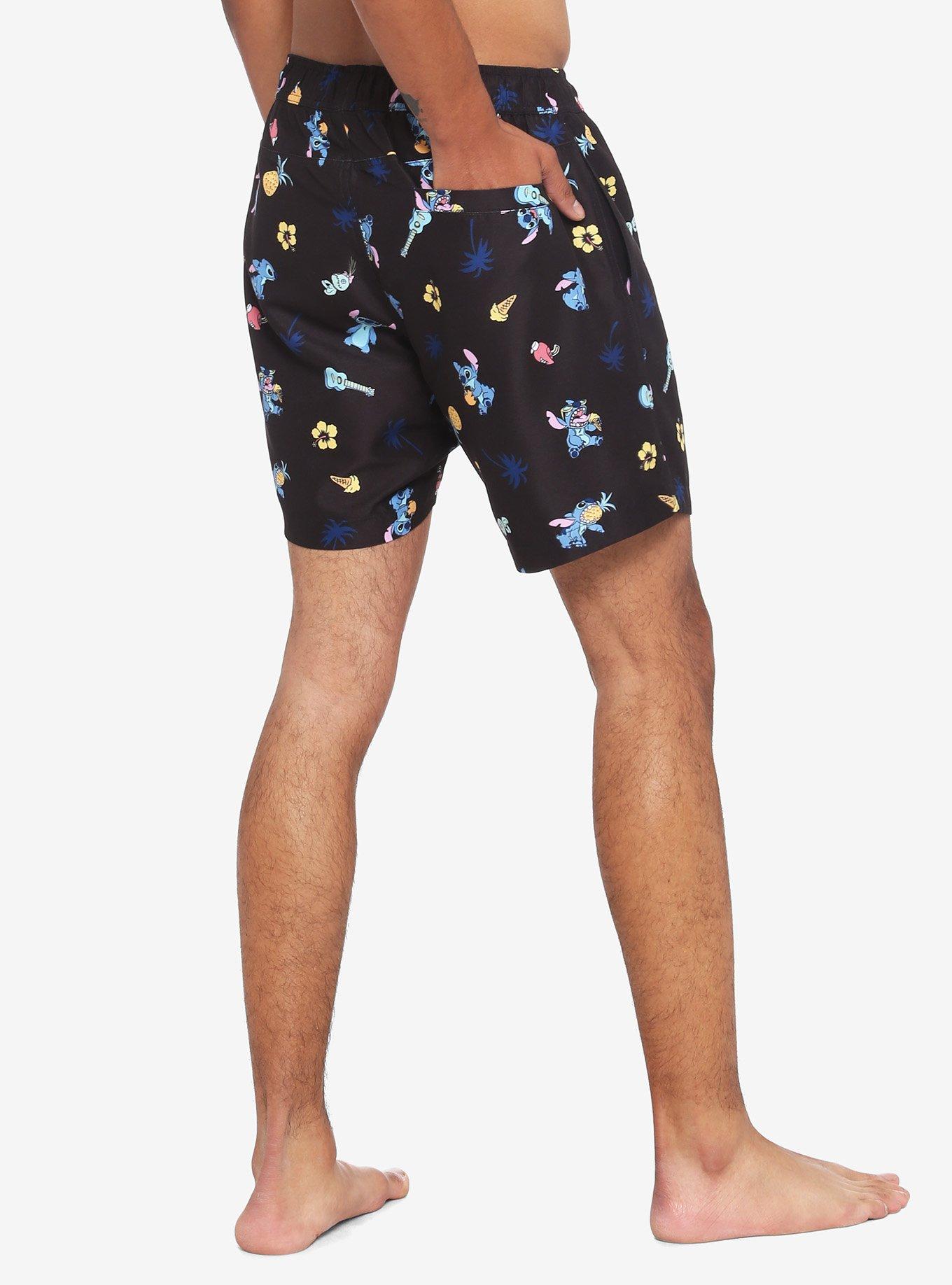 Disney Lilo & Stitch Icon Swim Trunks, MULTI, alternate