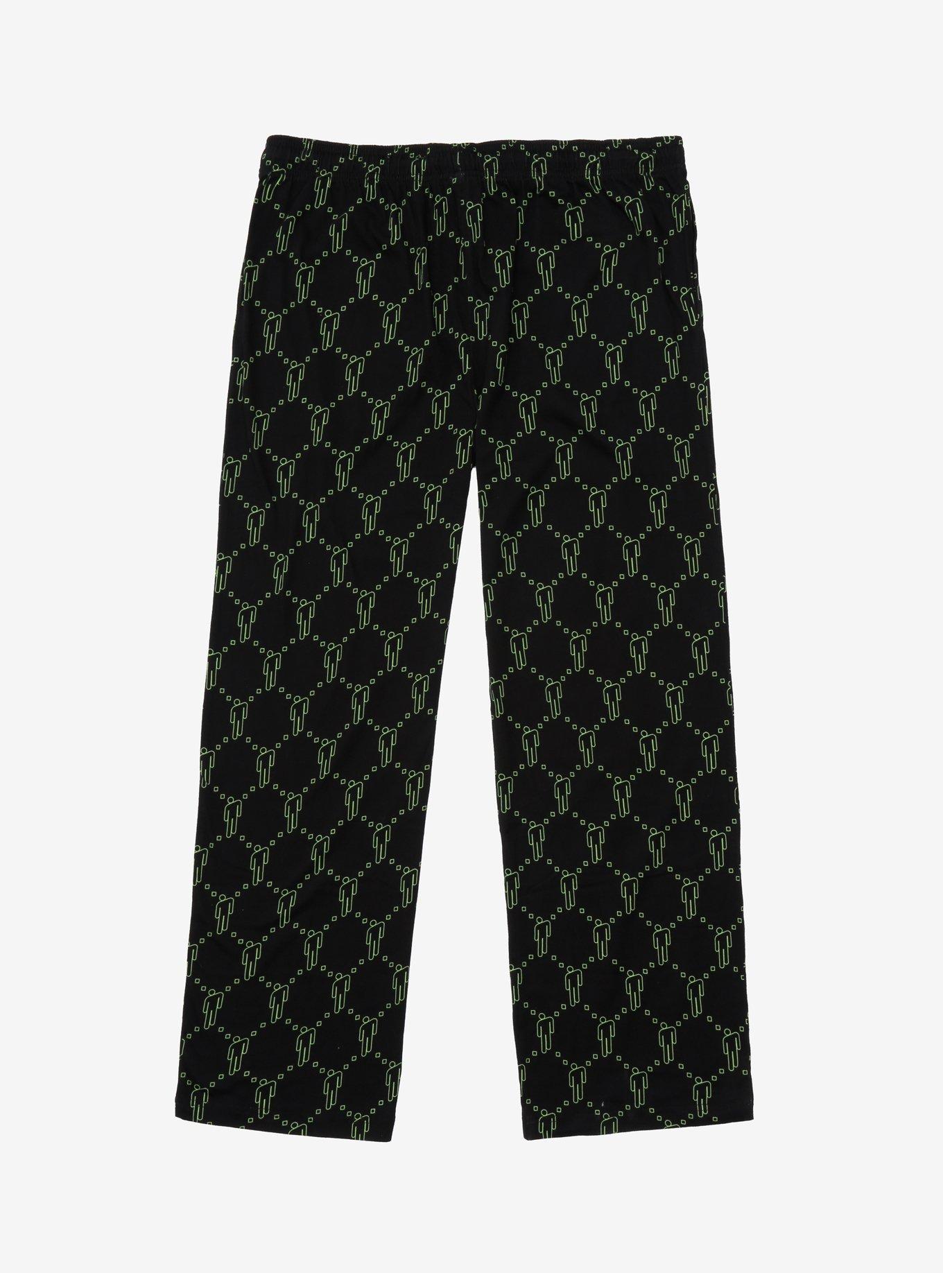 Billi Eilish Blohsh Pajama Pants, GREEN, alternate