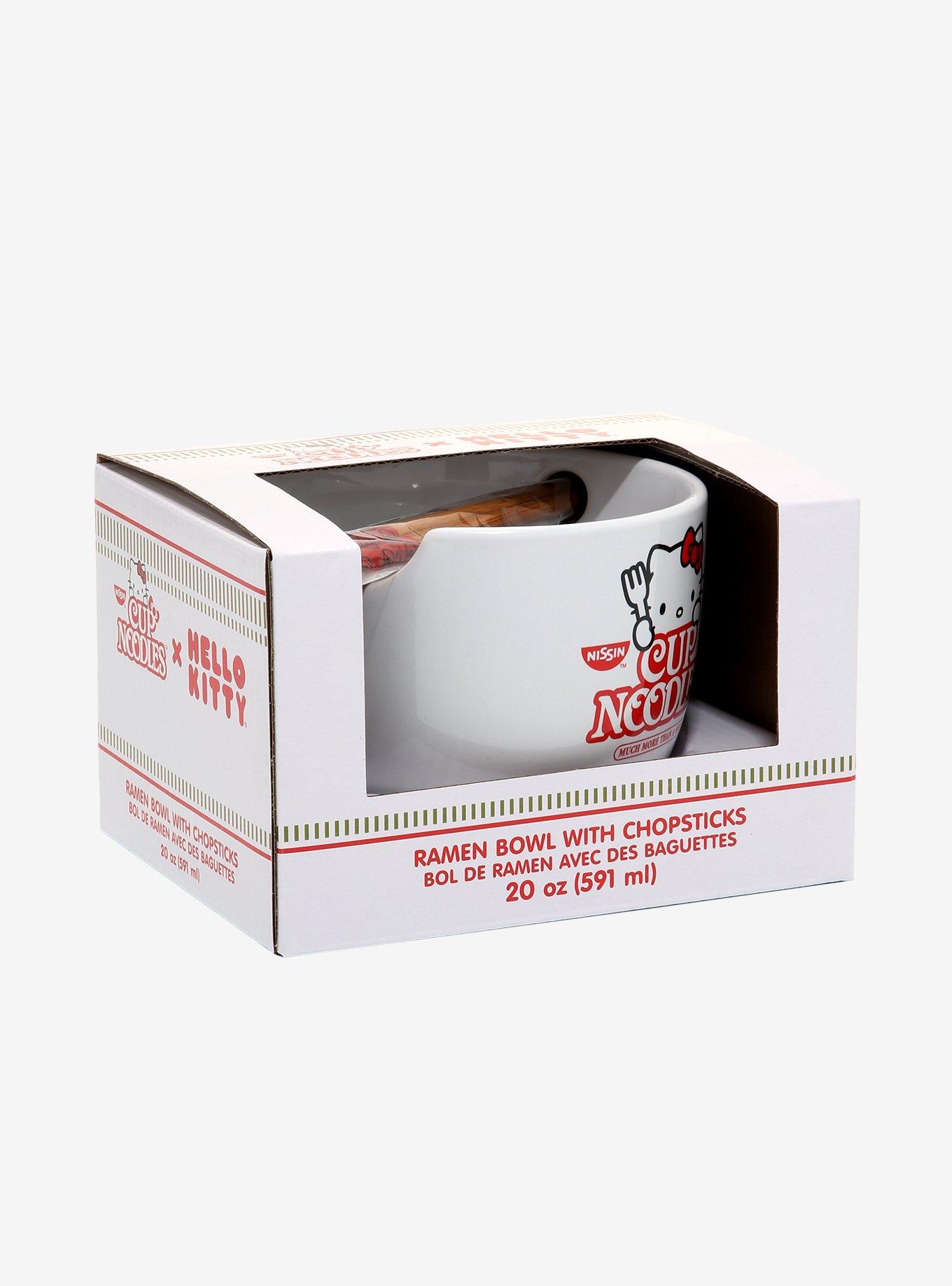 Nissin Cup Noodles X Hello Kitty Ramen Bowl & Chopsticks, , alternate