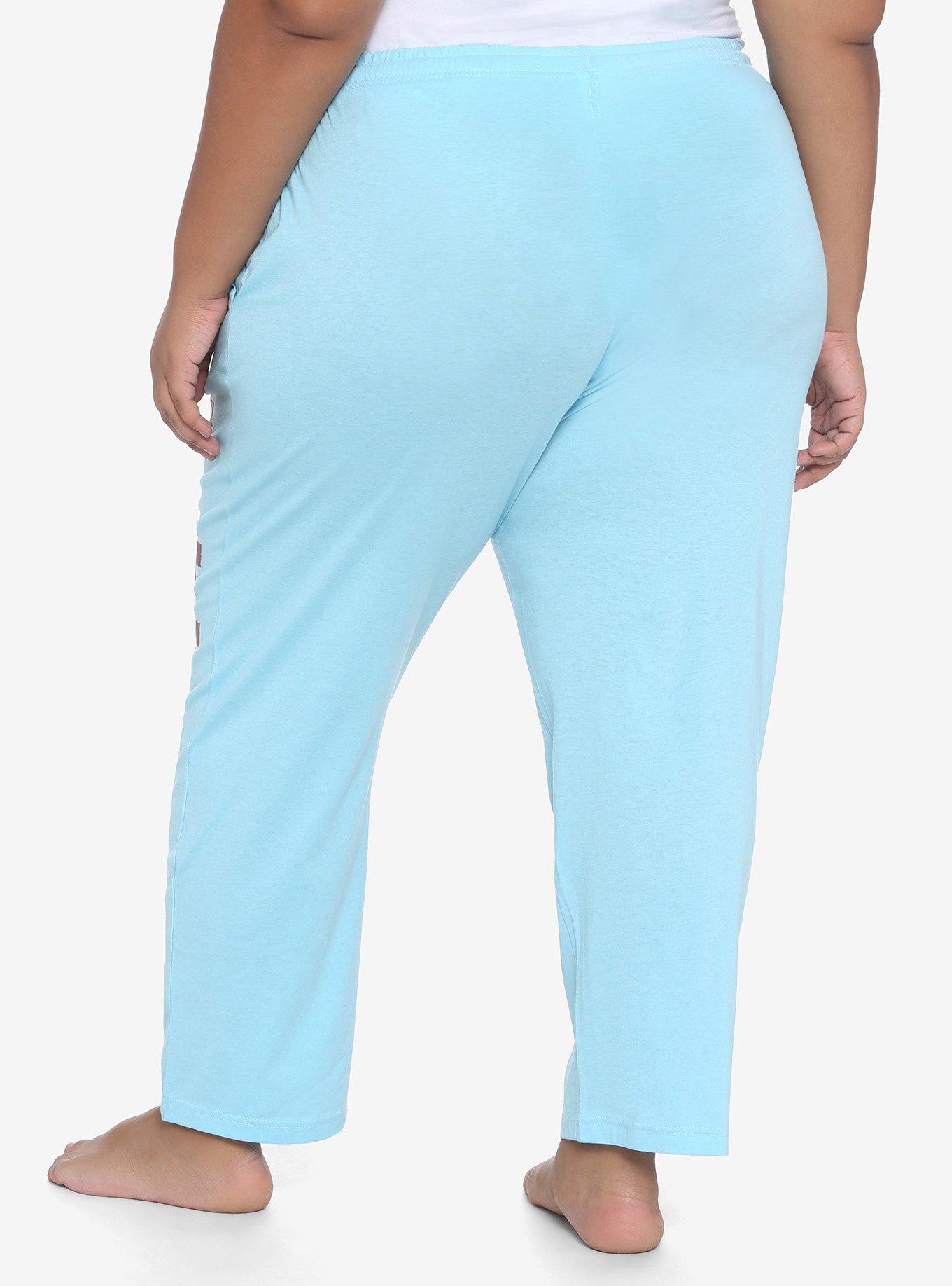 Animal Crossing: New Horizons Nook Inc. Girls Pajama Pants Plus Size, BLUE, alternate