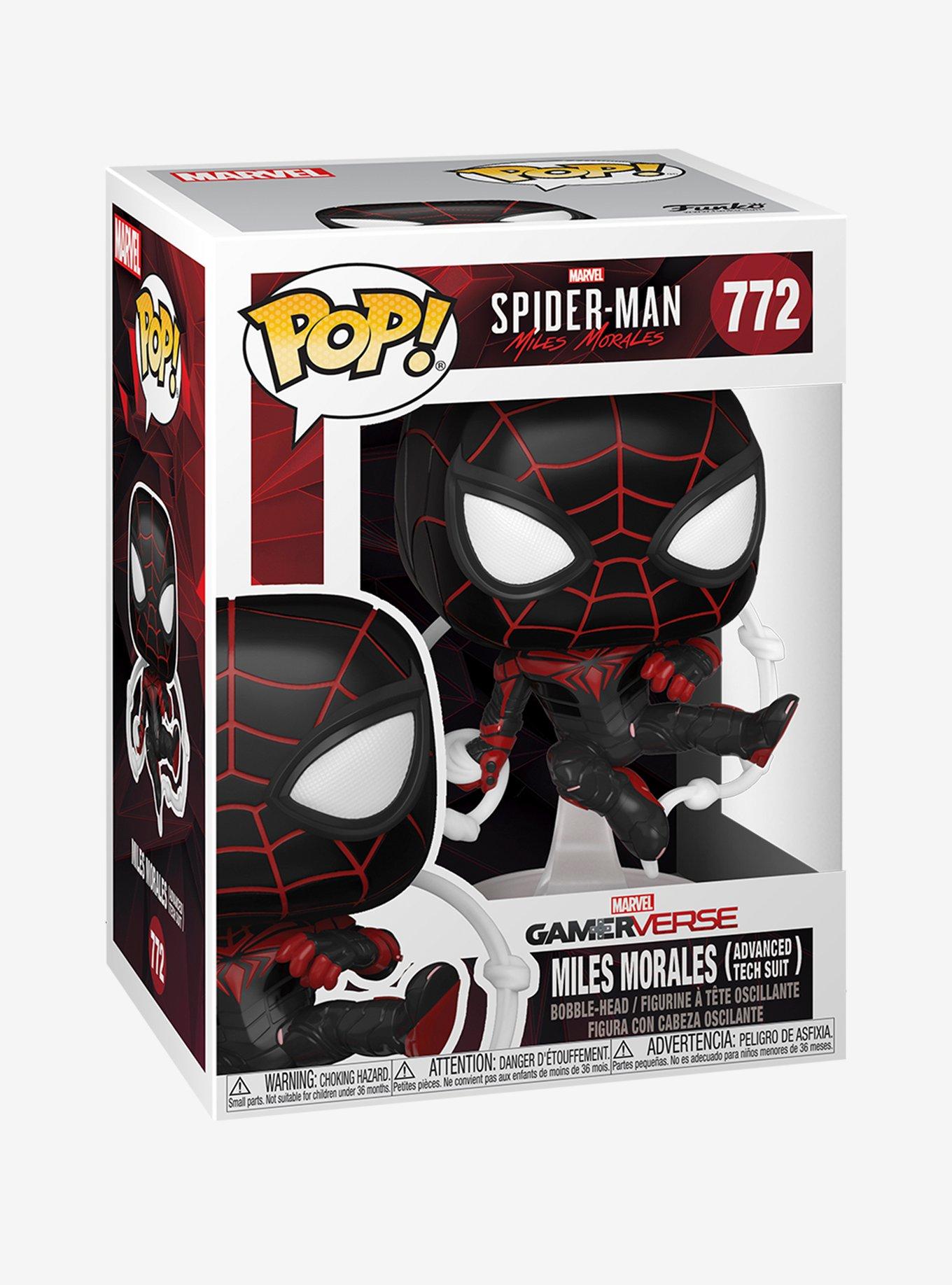 Funko Pop! Marvel Gamerverse Spider-Man Miles Morales (Advanced Tech Suit) Vinyl Bobble-Head, , alternate