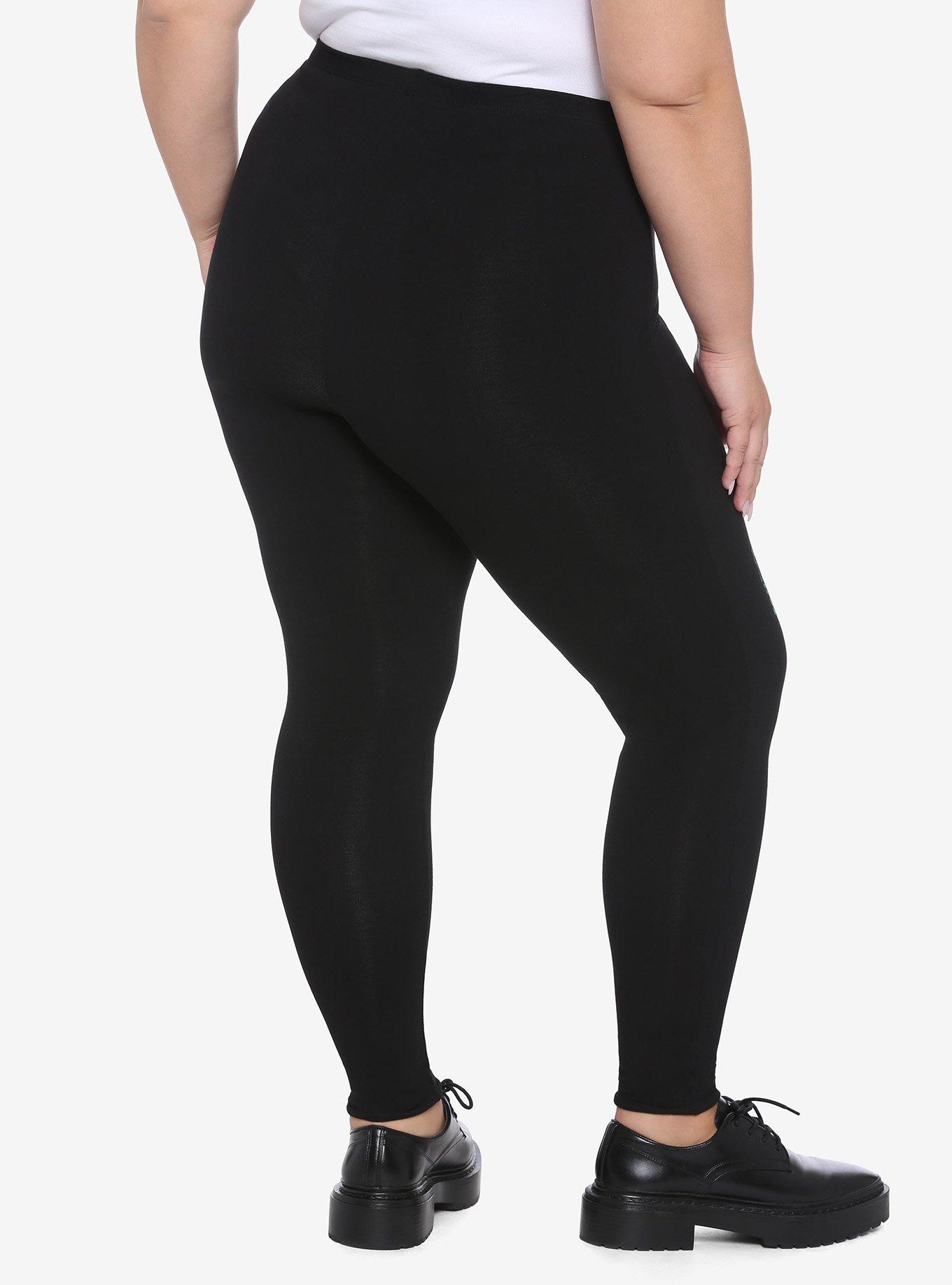 Disney Hercules Hades Lord Of The Dead Flame Leggings Plus Size, MULTI, alternate