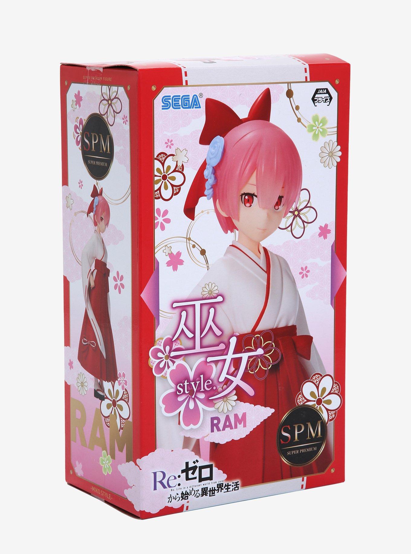 Sega Re:Zero Starting Life in Another World Super Premium Ram (Shrine Maiden Ver.) Figure, , alternate