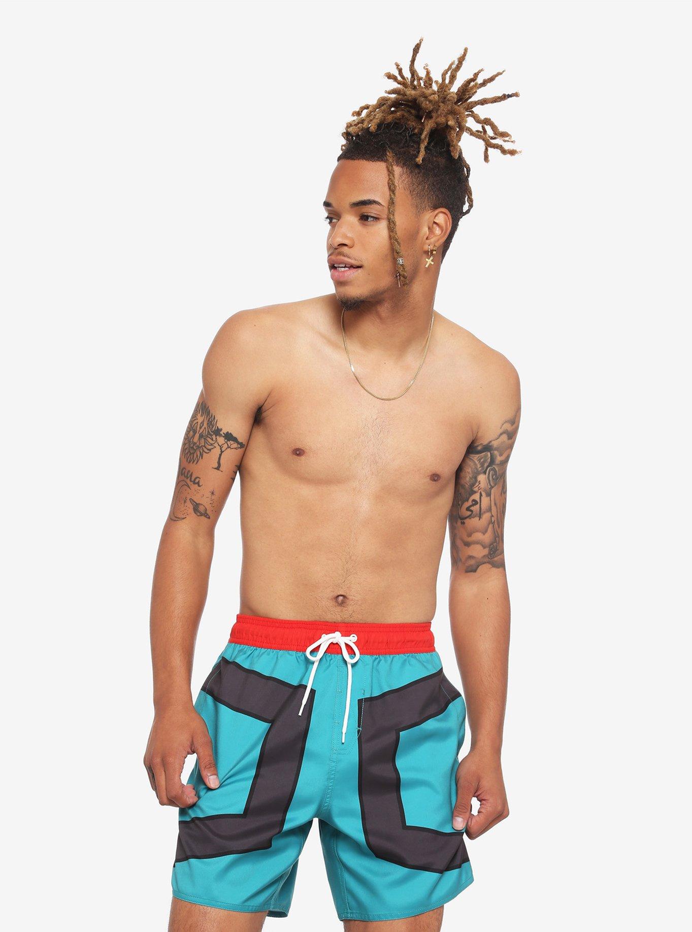 My Hero Academia Deku Swim Trunks, MULTI, alternate