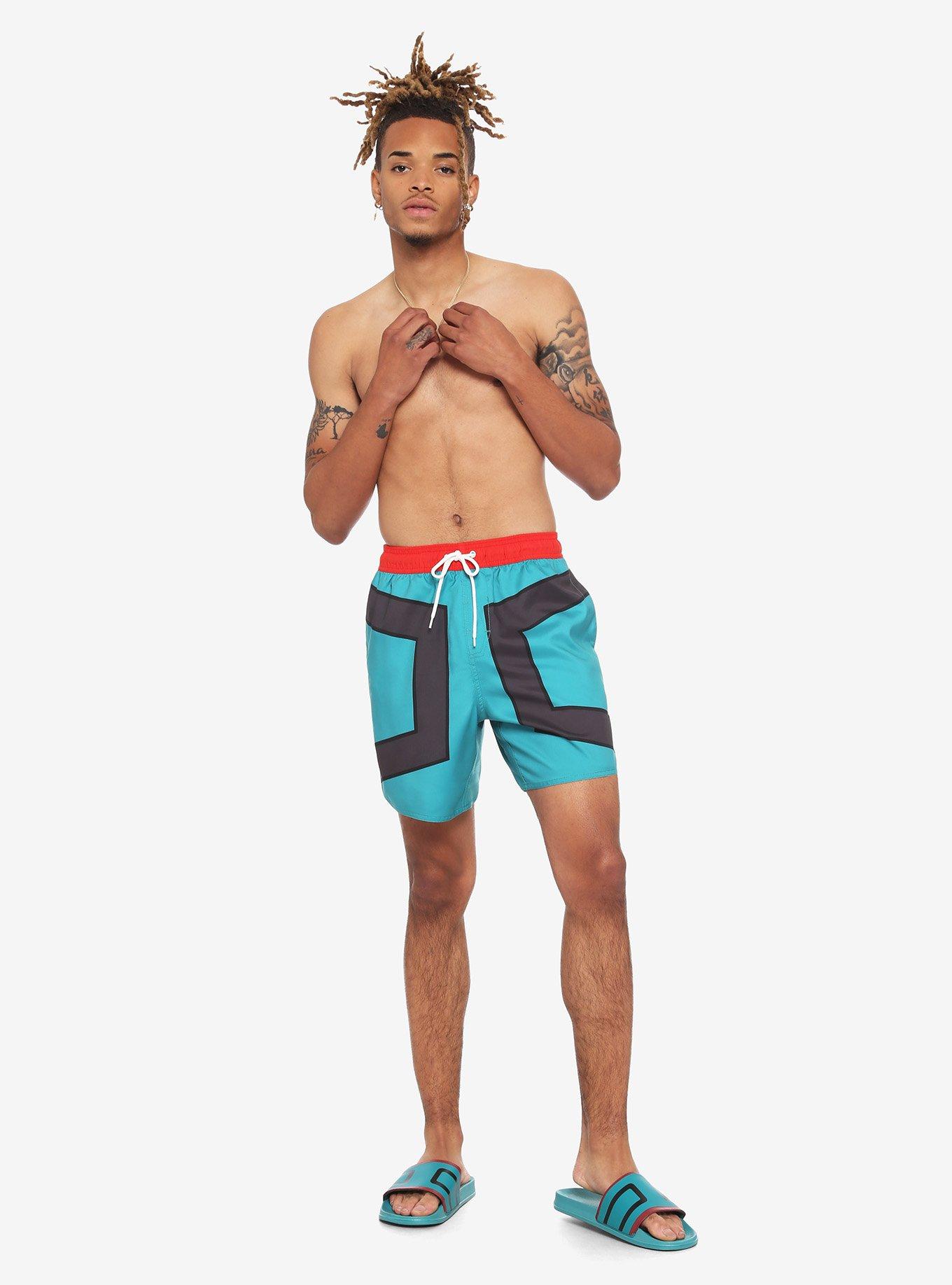 My Hero Academia Deku Swim Trunks, MULTI, alternate