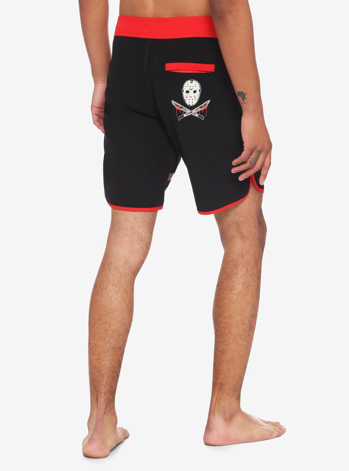 Friday The 13th Camp Crystal Lake Swim Trunks, MULTI, alternate