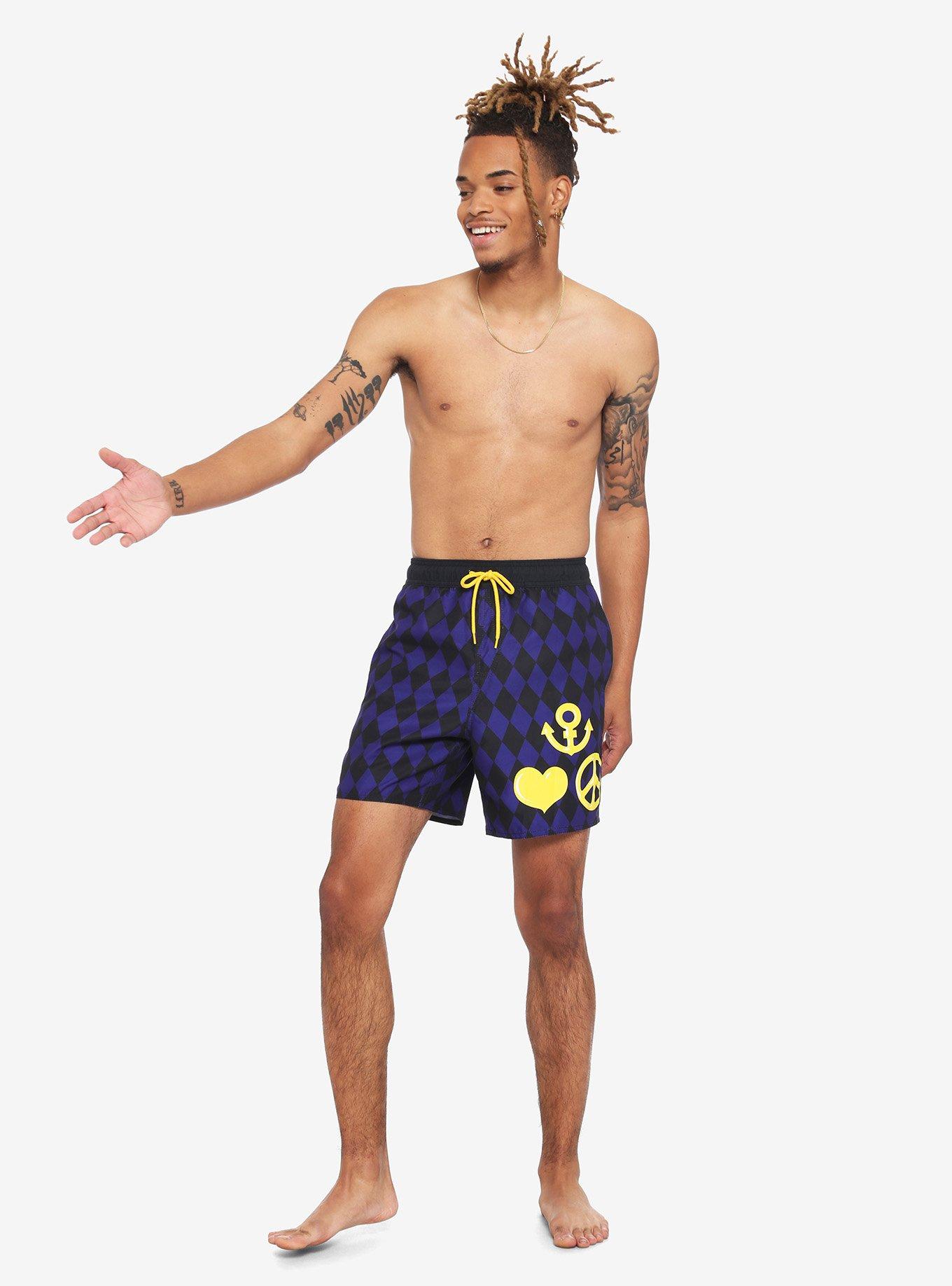 JoJo's Bizarre Adventure Diamond Josuke Swim Trunks, MULTI, alternate