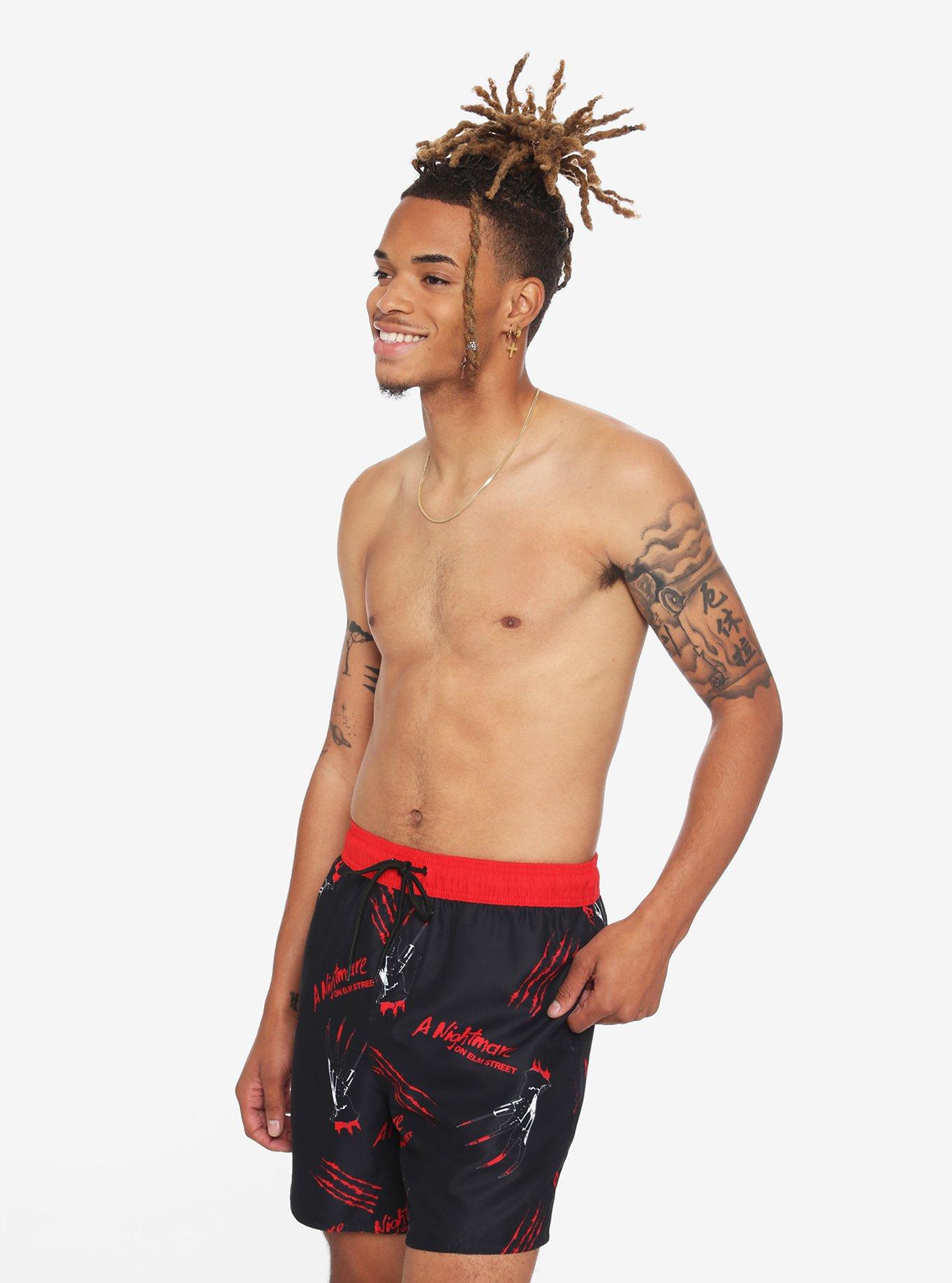 A Nightmare On Elm Street Glove Swim Trunks, MULTI, alternate