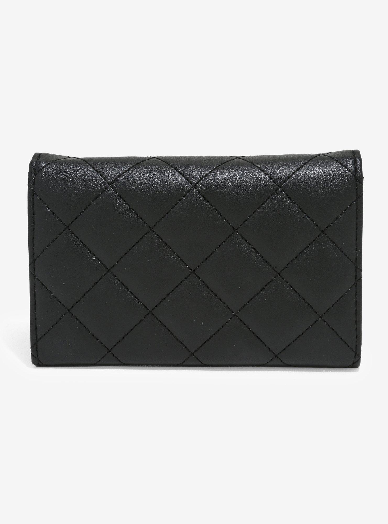Buckle-Down Disney Logo Quilted Flap Wallet, , alternate