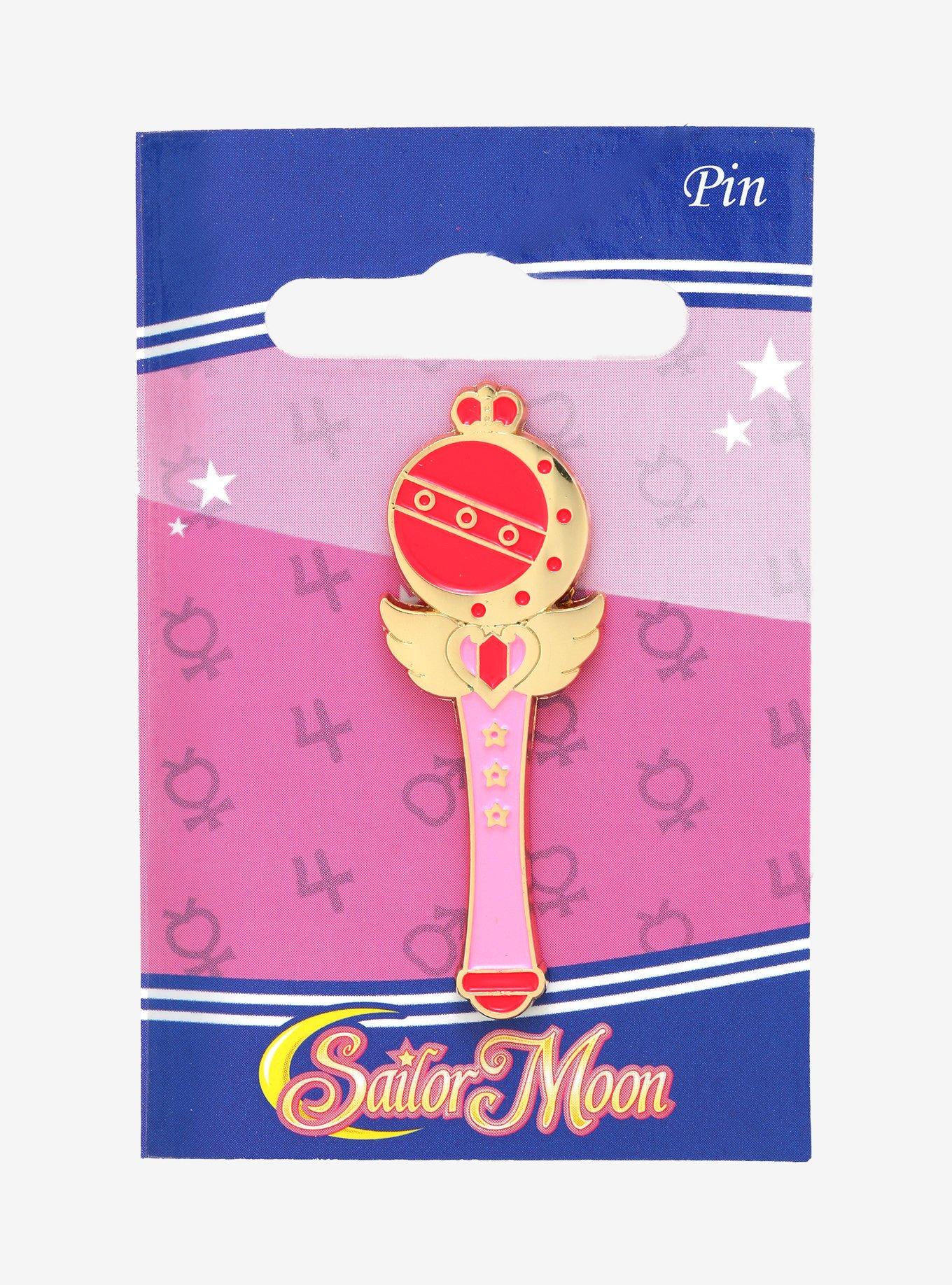 Sailor Moon Cutie Moon Rod Enamel Pin, , alternate