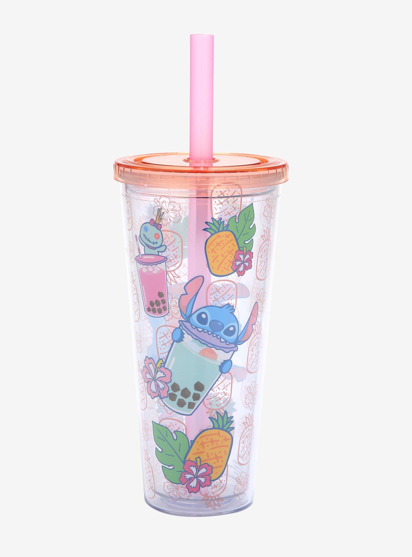 Hot Topic Disney Lilo & Stitch Stitch Jamming Acrylic Travel Cup