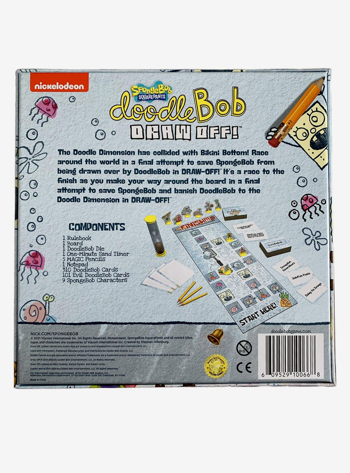 SpongeBob SquarePants DoodleBob Draw-Off! Board Game, , alternate