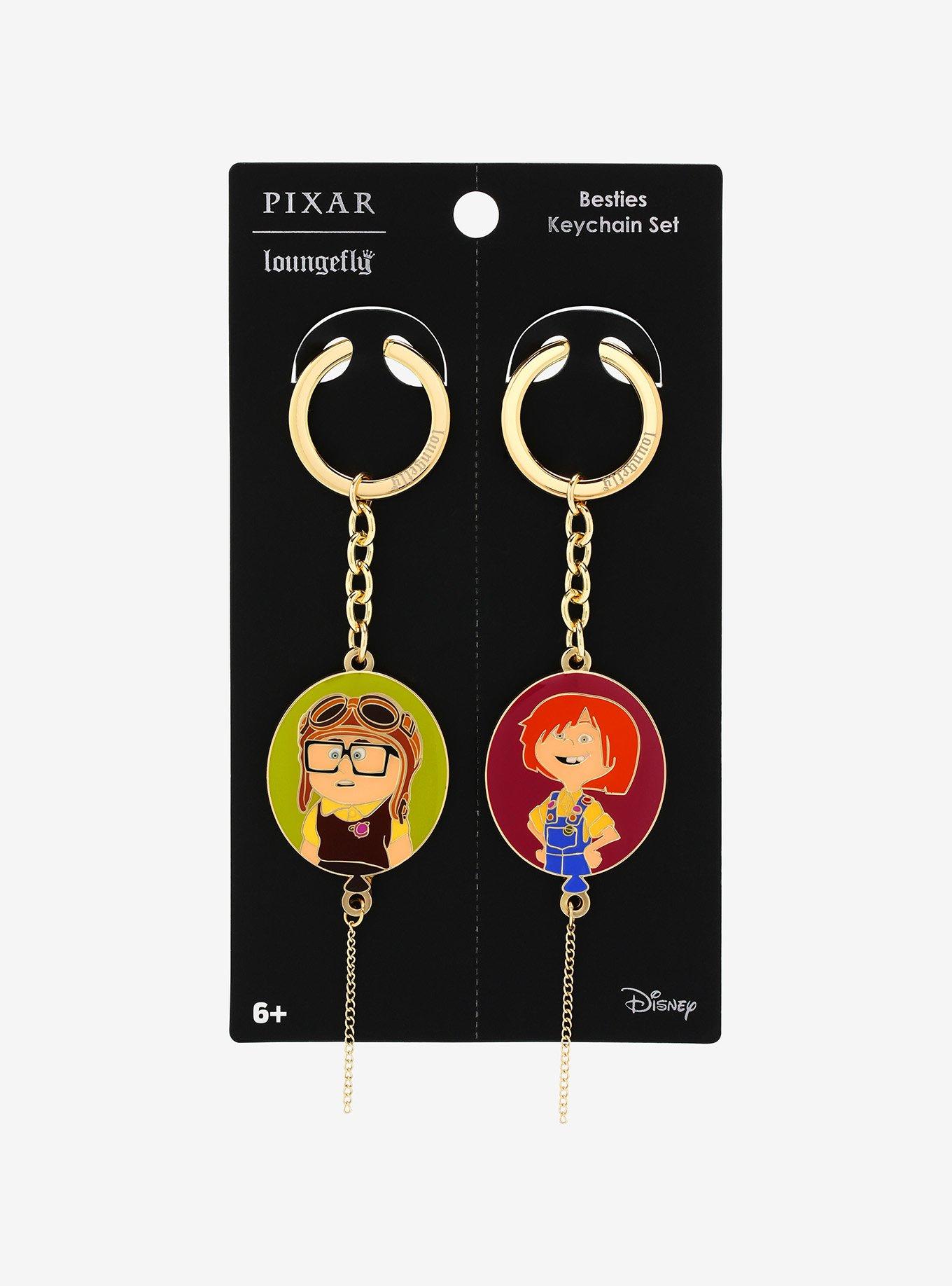 Loungefly Disney Pixar Up Carl & Ellie Balloon Best Friend Keychain Set - BoxLunch Exclusive, , alternate
