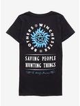 Supernatural Blue & White Family Business Girls T-Shirt, MULTI, alternate