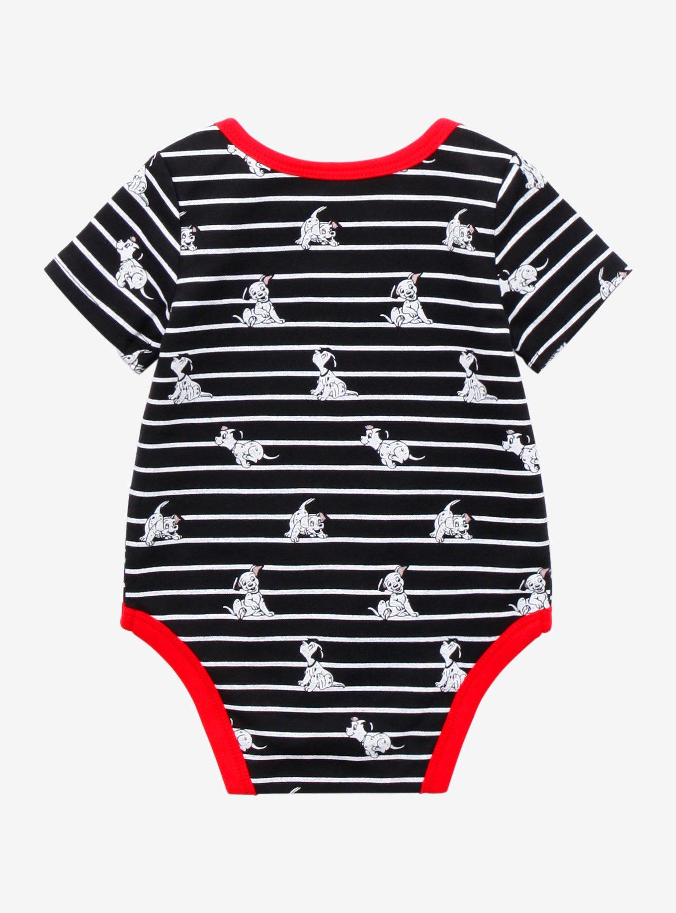 Disney One Hundred and One Dalmatians Puppies Infant One-Piece - BoxLunch Exclusive, STRIPES, alternate