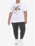 Rainbow Ramen Boyfriend Fit Girls T-Shirt Plus Size, MULTI, alternate