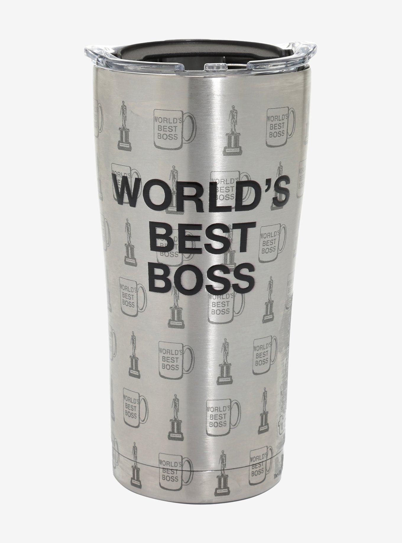 The Office World's Best Boss Stainless Steel Travel Mug, , alternate