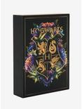 Harry Potter Hogwarts Neon Crest Wood Block Art, , alternate