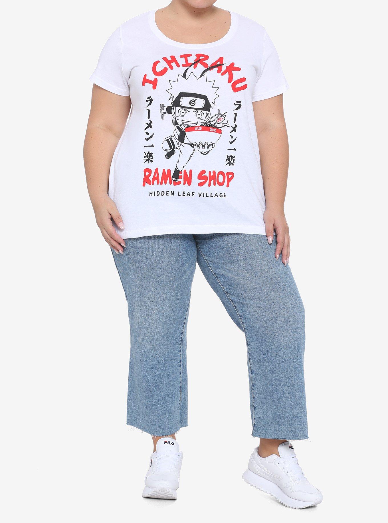 Naruto Shippuden Ichiraku Ramen Shop Girls T-Shirt Plus Size, MULTI, alternate
