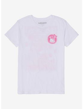 Hello Kitty Strawberry Milk Boyfriend Fit Girls T-Shirt, , hi-res
