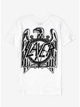 Slayer Eagle Logo Girls T-Shirt, WHITE, alternate