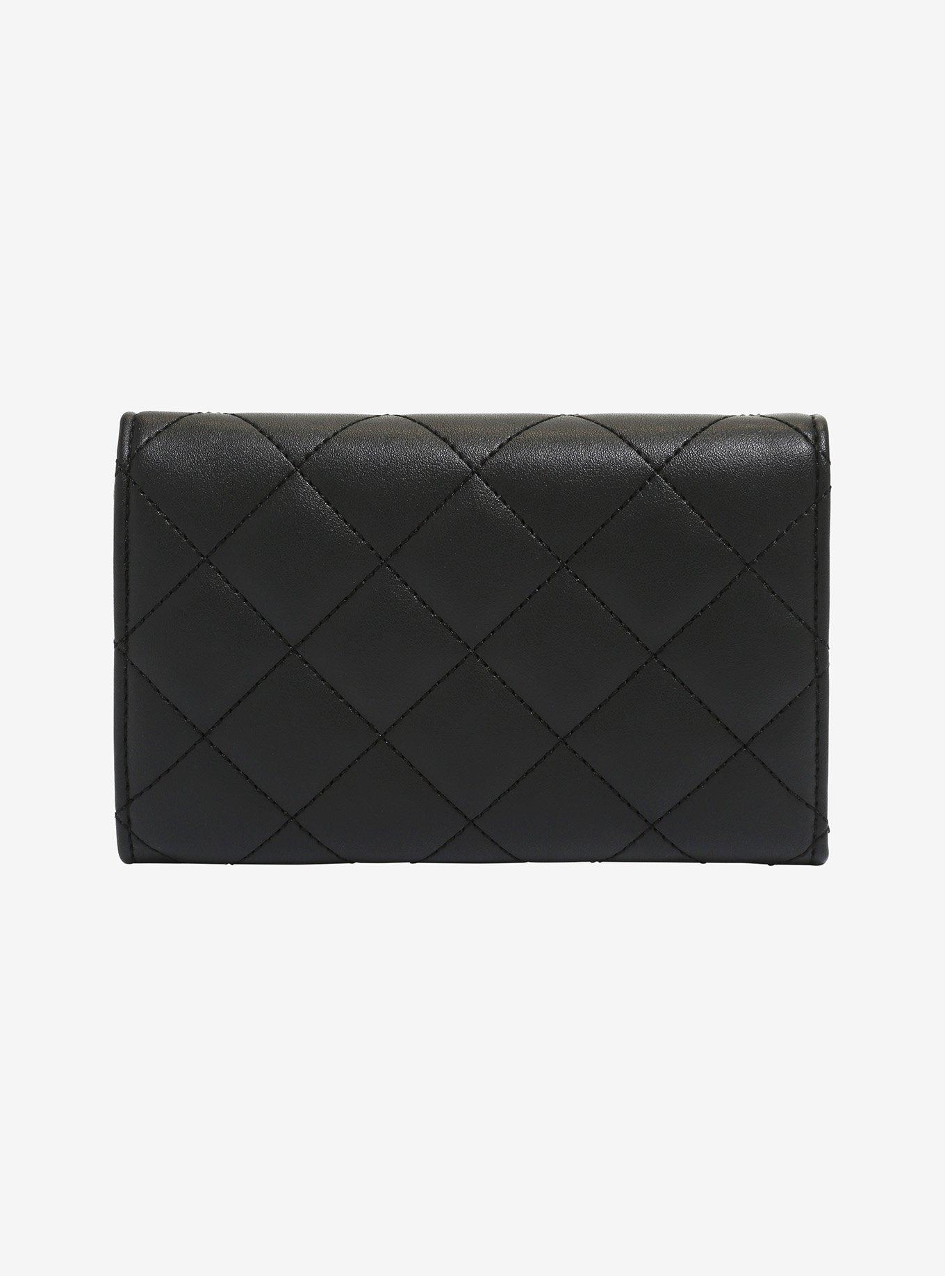 Buckle-Down Disney Pearl Logo Quilted Flap Wallet, , alternate